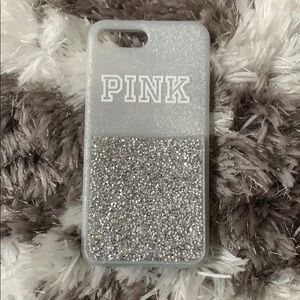 pink silicone iphone 7/8 plus case